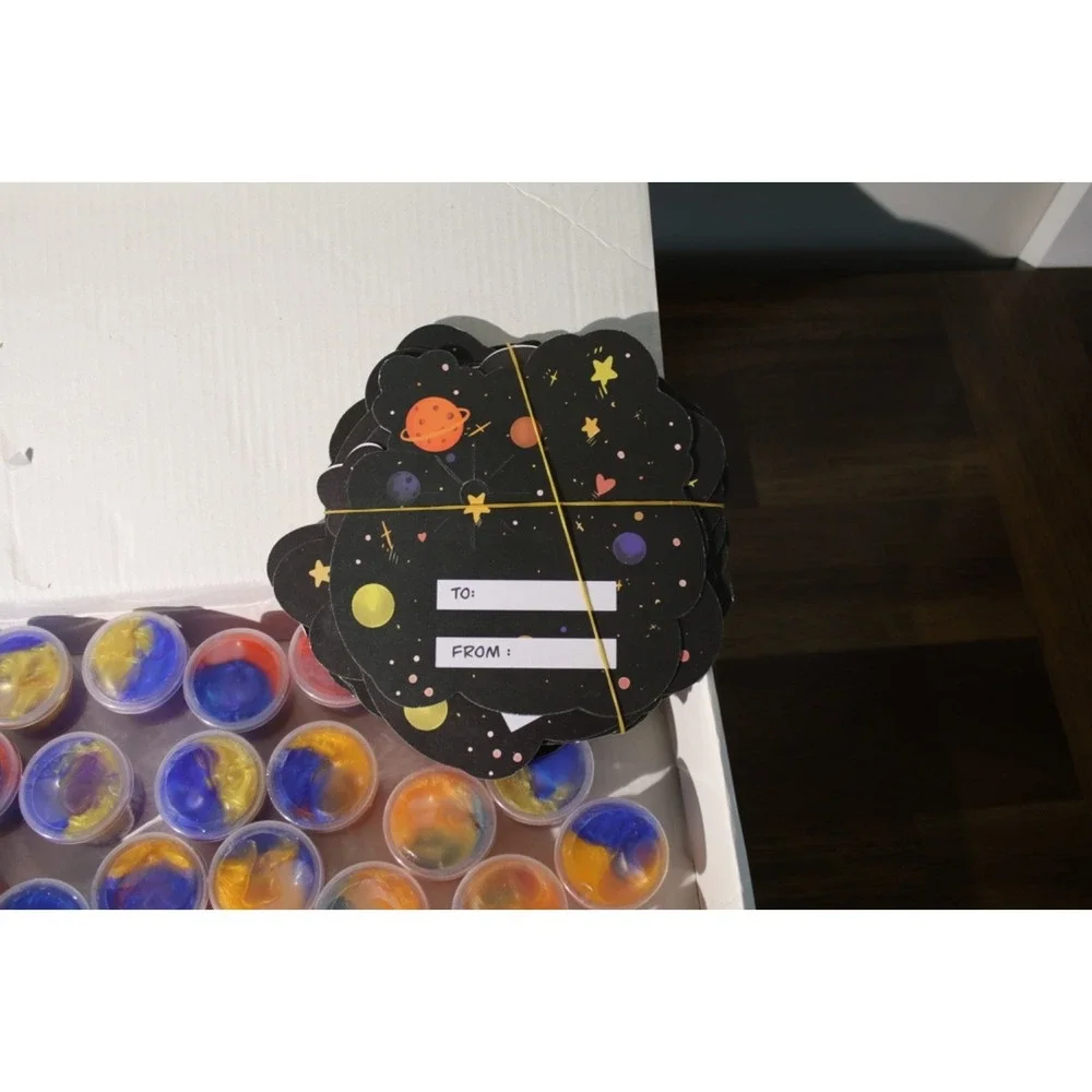Space Themed Slime Party Favors